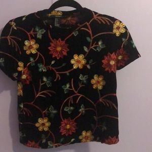 Forever21 velvet top